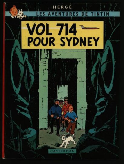 HERGÉ Tintin Vol 714 pour Sydney
Edition originale 2eme tirage (caverne de brigands)...
