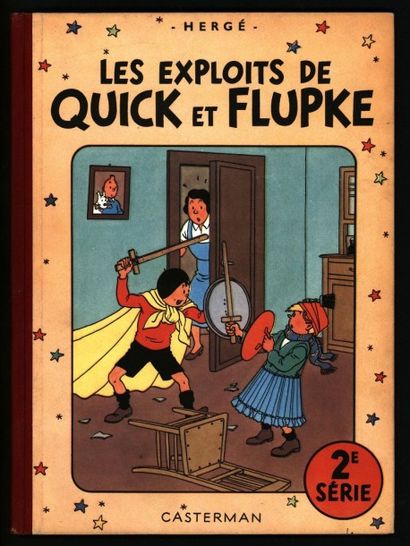 HERGÉ Quick et Flupke 2ème série
Réédition 4ème plat B4
Très bel exemplaire
