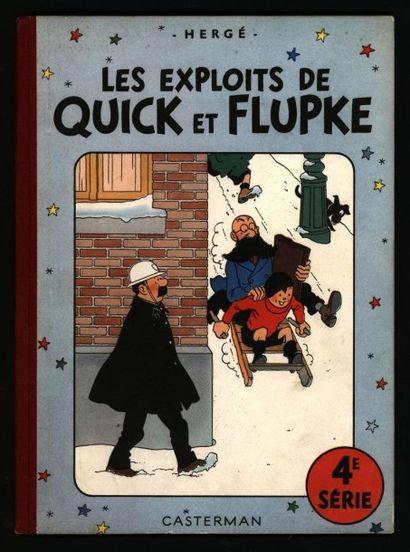 HERGÉ Quick et Flupke 4ème série
Edition originale 4ème plat B4
Très bel exempla...