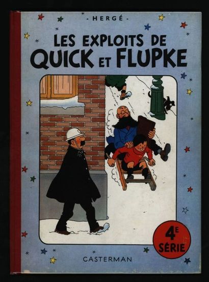 HERGÉ Quick et Flupke 4ème série B17 1956
Proche de l'état neuf
