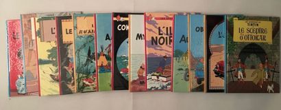 HERGÉ Tintin 13 volumes 4ème plat C2 C3 C3 bis
Dans un état neuf ou proche neuf