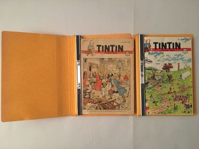 null JOURNAL DE TINTIN Numéros 1 à 53 de l'année 1948 (complète) du tintin belge
Très...
