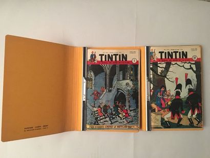 null JOURNAL DE TINTIN Numéros 1 à 52 de l'année 1951 (complète) du tintin belge
Très...