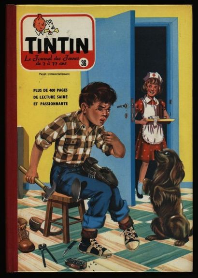null JOURNAL DE TINTIN Reliure 36 du Tintin Belge
Etat tout proche du neuf