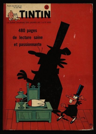 null JOURNAL DE TINTIN Reliure 52 du Tintin Belge
Bel exemplaire, angles frottés