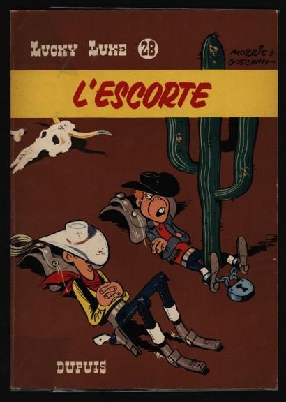 MORRIS Lucky Luke L'escorte
Edition originale
Trés bel exemplaire, petits plis par...
