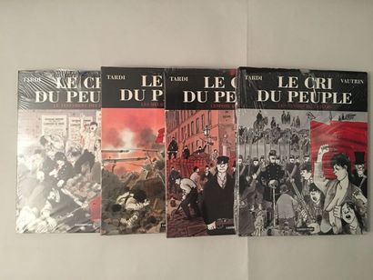 Tardi Le Cri du peuple Les tomes 1 à 4 sous emboîtage en édition originale à l'état...