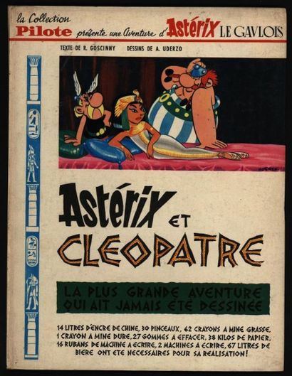 UDERZO Asterix et Cléopâtre
Album en édition originale en bel état