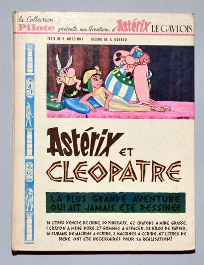 UDERZO Asterix Cléopatre
Edition originale (13 +3)
Bon état général