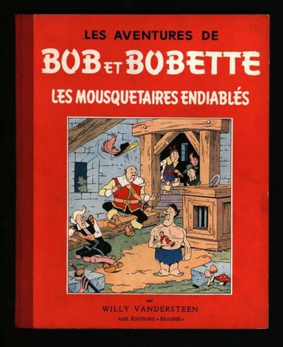 VANDERSTEEN Bob et Bobette Les mousquetaires endiablés
Edition originale cartonnée
Très...