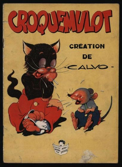 CALVO Croquemulot
Rare album de 1942 en bon état général
On y joint Moustache et...