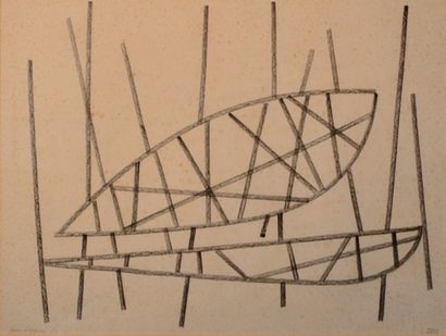 null Jean Leppien

Composition, 1953

Fusain sur papier signé et daté en bas à gauche...