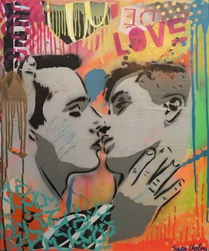 null Sara Chelou

The kiss, 2016

Technique mixte sur toile signée en bas à droite...