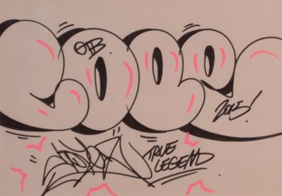 null Fernado Carlo Dit Cope2 

"True legend", 2015.

Graffiti de type bubble style...