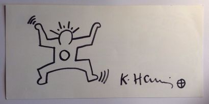 null Keith Haring
Sans titre, 1986
Dessin au marqueur sur bristol signé en bas à...