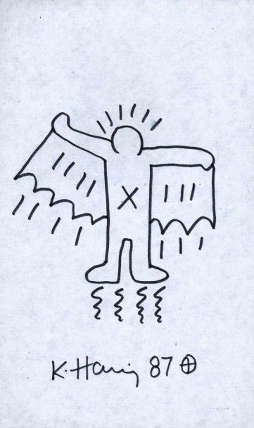 null Keith Haring

Flying Angel, 1988

Dessin au feutre sur papier signé et daté...