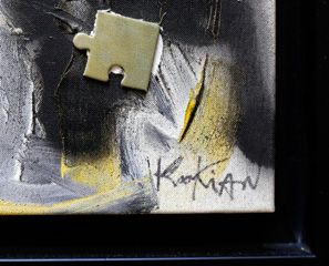 null Kokian 

« Joconda Ormeta », 2015

Technique mixte sur toile (collage de puzzle,...