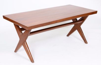 null Pierre JEANNERET (1896-1967)

Table basse dite « easy table » en teck naturel...