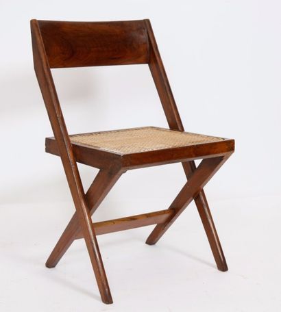 null Pierre JEANNERET (1896-1967 )

Ensemble de six chaises de librairie à dossier...