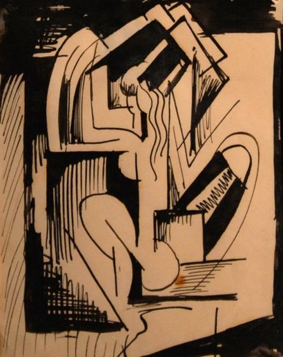 null Kyrill Zdanevich

Nu cubiste, 1918-1920

Encre sur papier

14,7 x 11,5 cm



Exposition...