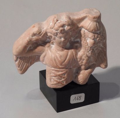 null Buste du Dieu Eros.Terre cuite de style gréco-romain.

H :8cm.