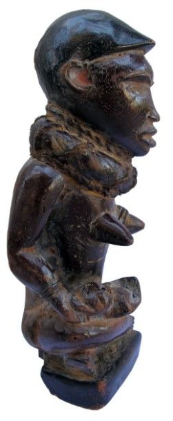 null Statuette de maternité Congo, Zaïre. Hauteur approx. : 21,5cm.