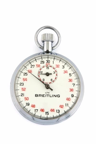 null Breitling 

Montre de poche boitier en acier à fond clippé avec fonction de...
