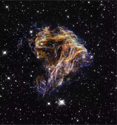 null NASA Depuis le télescope Hubble, vue de la Supernova N49 située dans le grand...