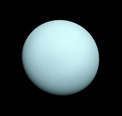 null NASA Voyager 2. Impressionnante vue de la planète Uranus. Lancée en 1977 la...