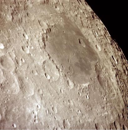 null NASA Lune. Vue de la Mer de Moscovie par l'équipage de la mission Apollo 13....