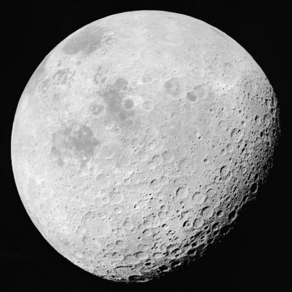 null NASA Grand Format. Spectaculaire vue de la lune réalisée lors de son approche...