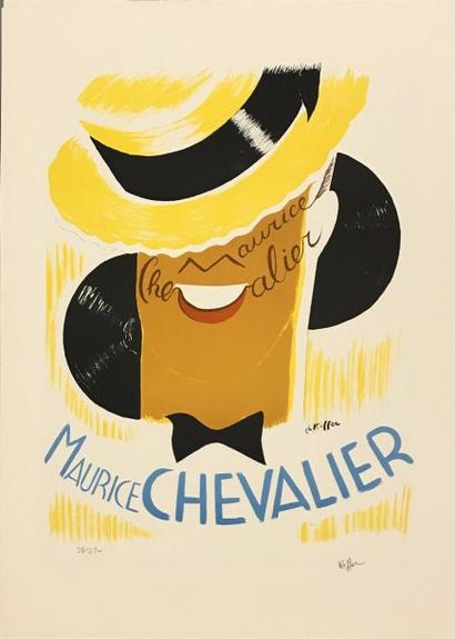 null Charles Kiffer 

Maurice Chevalier sourire

Sérigraphie signée en bas à droite...
