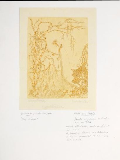 null Hede Von Trapp

«marienfraden», 1913

Gravure en couleur sur papier signé en...