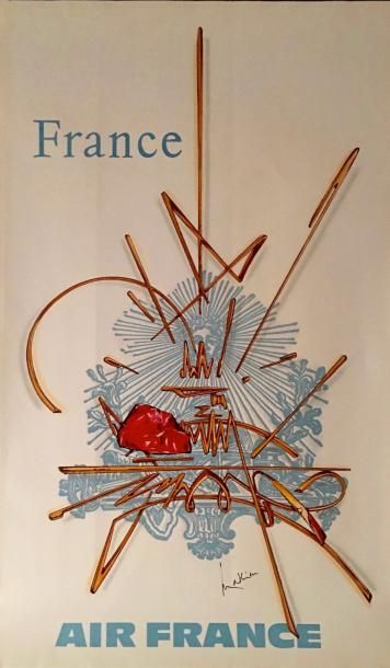 null Georges MATHIEU

lor de quatorze affiches Air France signées dans la planche...