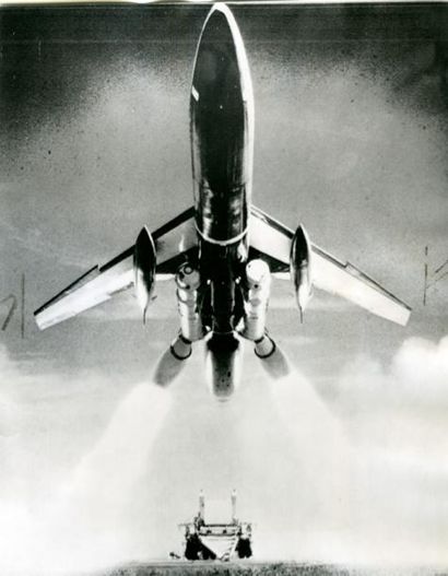null Nasa/US Air Force. Rare. Cap Canavéral, Floride, 1958. Spectaculaire tir d'un...