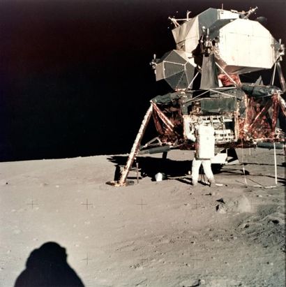 null Nasa. Apollo 11. 1ère présence de l'Homme sur la lune le 20 juillet 1969. Buzz...