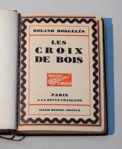 null Dorgeles Rolland 

Les croix de bois

Bel exemplaire illustré par André Fraye,...