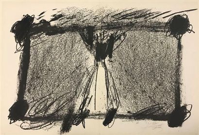 ANTONI TAPIES (1923-2012) Antoni Tapies (1923-2012)
Composition
Lithographie sur...