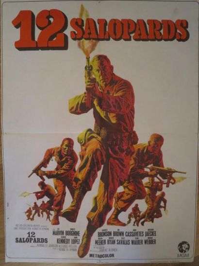 null 12 SALOPARDS (1967) de Robert Aldrich avec Lee Marvin, John Cassavetes Robert...