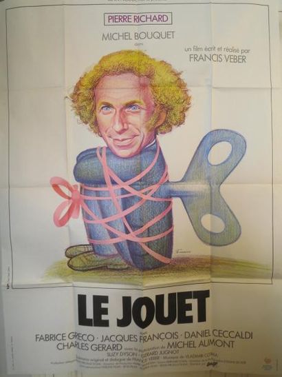 null LE JOUET (1976) de Francis Veber avec Pierre Richard Affiche 1,20 x 1,60 Dessin...