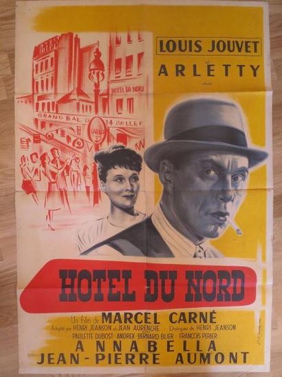 null HOTEL DU NORD (1938) de Marcel Carné avec Louis Jouvet, Arletty Affiche 0,80...
