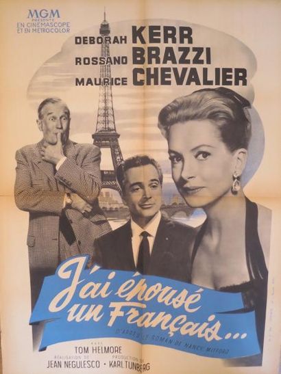 null J'AI EPOUSE UN Français (1959) de Jean Negulesco avec Deborah Kerr Rossano Brazzi,...