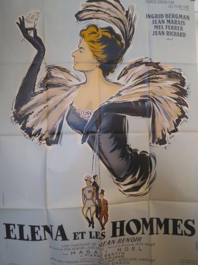 null ELENA ET LES HOMMES (1956) de Jean Renoir avec Ingrid Bergman, Jean Marais Mel...