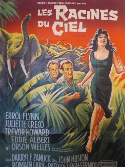 null LES RACINES DU CIEL (1958) de John Hutson avec Juliette Greco, Trevor Howard...