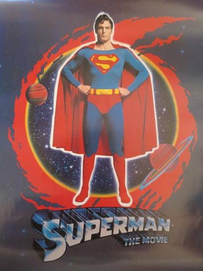 null SUPERMAN THE MOVIE (1978) de Richard Donner avec Christopher Reeve Affiche ORIGINALE...