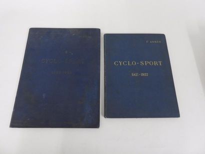 null Vélo. Revue rare. "Cyclo-Sport" : deux premières reliures éditeur (37x28, puis...