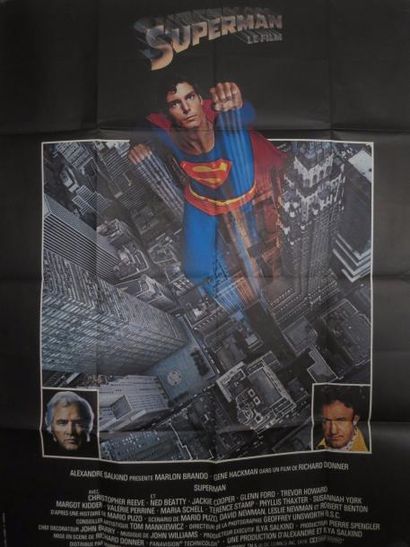 null SUPERMAN (1978) de Richard Donner avec Christopher Reeve, Marlon Brando et Gene...