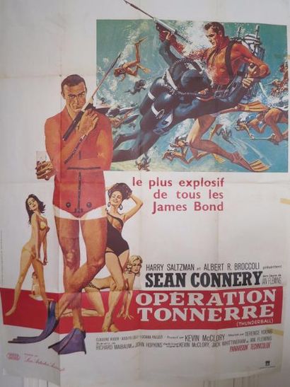 null OPERATION TONNERRE (1965) JAMES BOND 007 de Terence Young avec Sean Connery,...