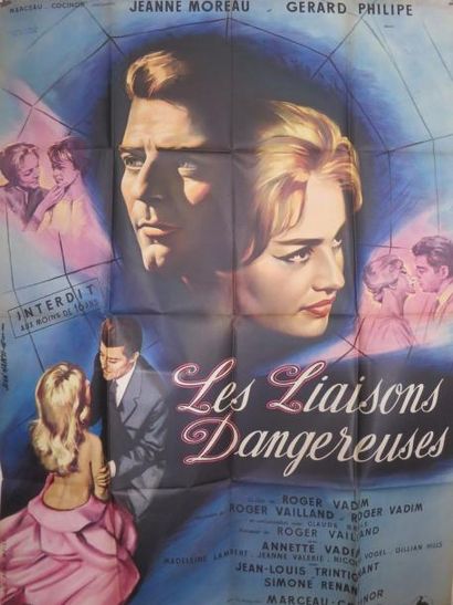 null LES LIAISONS DANGEREUSES (1959) de Roger Vadim avec Jeanne Moreau et Gerard...