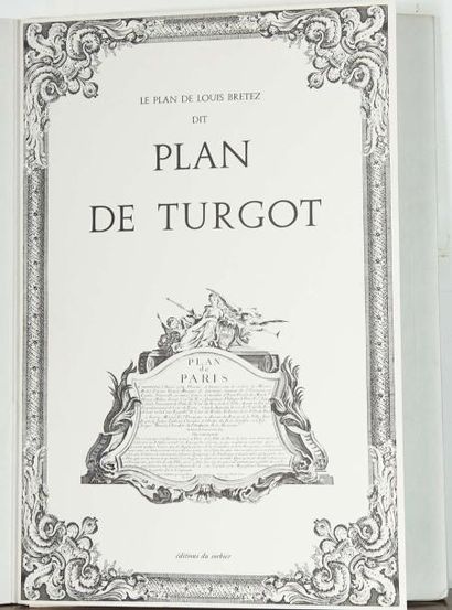 Turgot (1727-1781) Plan de Louis Bretez dit de Turgot
Edition du Sorbier 1979 Fac-simile...